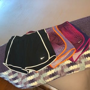 Nike athletic running short bundle